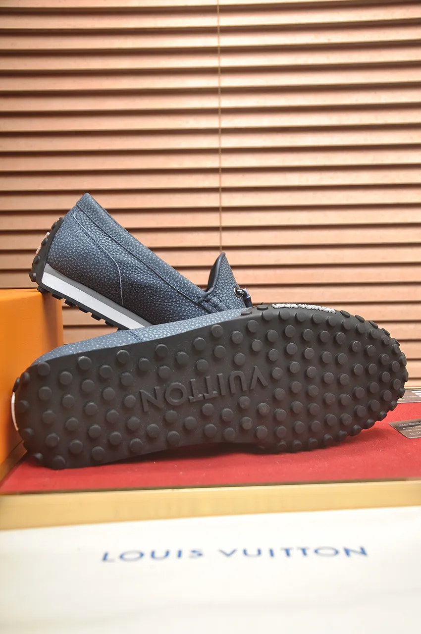 Men's men's shoes💰660💶[LOUIS VUITTON] (original order) new style🍀LV Louis Vuitton* - top version of LV classic beanie shoes! Made of imported original single cowhide, original leather side strips and wear-resistant rubber outsole! High quality products! Code number 39-45 (45 customized)
